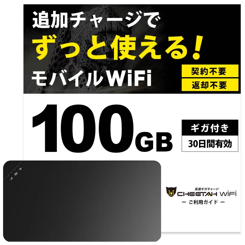 CHEETAH WiFi U3　チーターWiFi U3　【リユースB品：キズ、スレ少々あり】